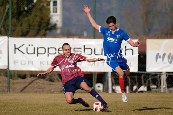 Fussball/ Landesliga: Weinstrasse Süd - Bruneck, 03.03.2019 (© Dieter Runggaldier)