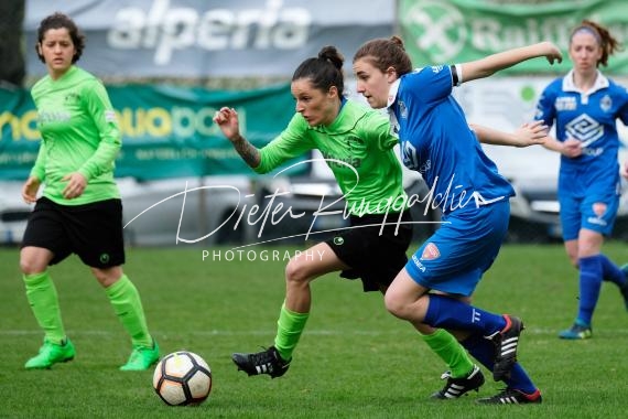 Fussball/ Frauen Serie C: Unterland Damen - Como 2000, 07.04.2019 (© Dieter Runggaldier)