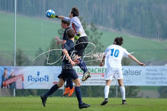 Fussball/ 2. Amateurliga: Aldein Petersberg - Eggental, 13.04.2019 (© Dieter Runggaldier)
