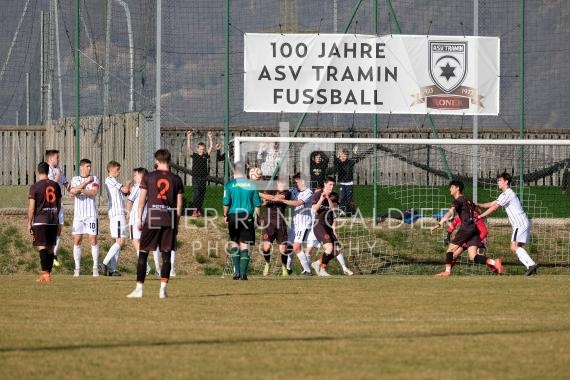 Fussball/ Oberliga: Tramin - Bozner FC, 05.03.2023 (© Dieter Runggaldier)
